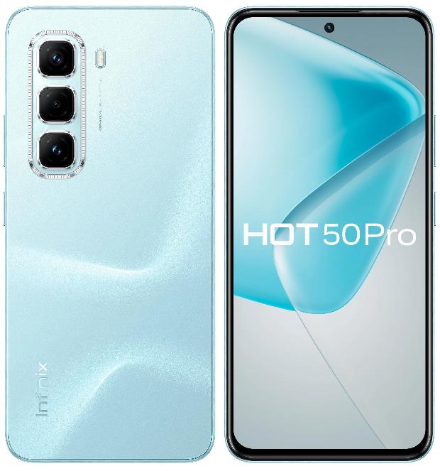 Изображение Смартфон Infinix HOT 50 Pro (256 Гб/8 Гб) голубой