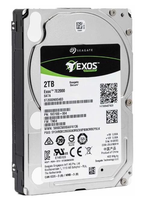 Изображение Жесткий диск 3.5" 2000 ГБ Seagate ST2000NX0403, 7200 rpm, 128 МБ