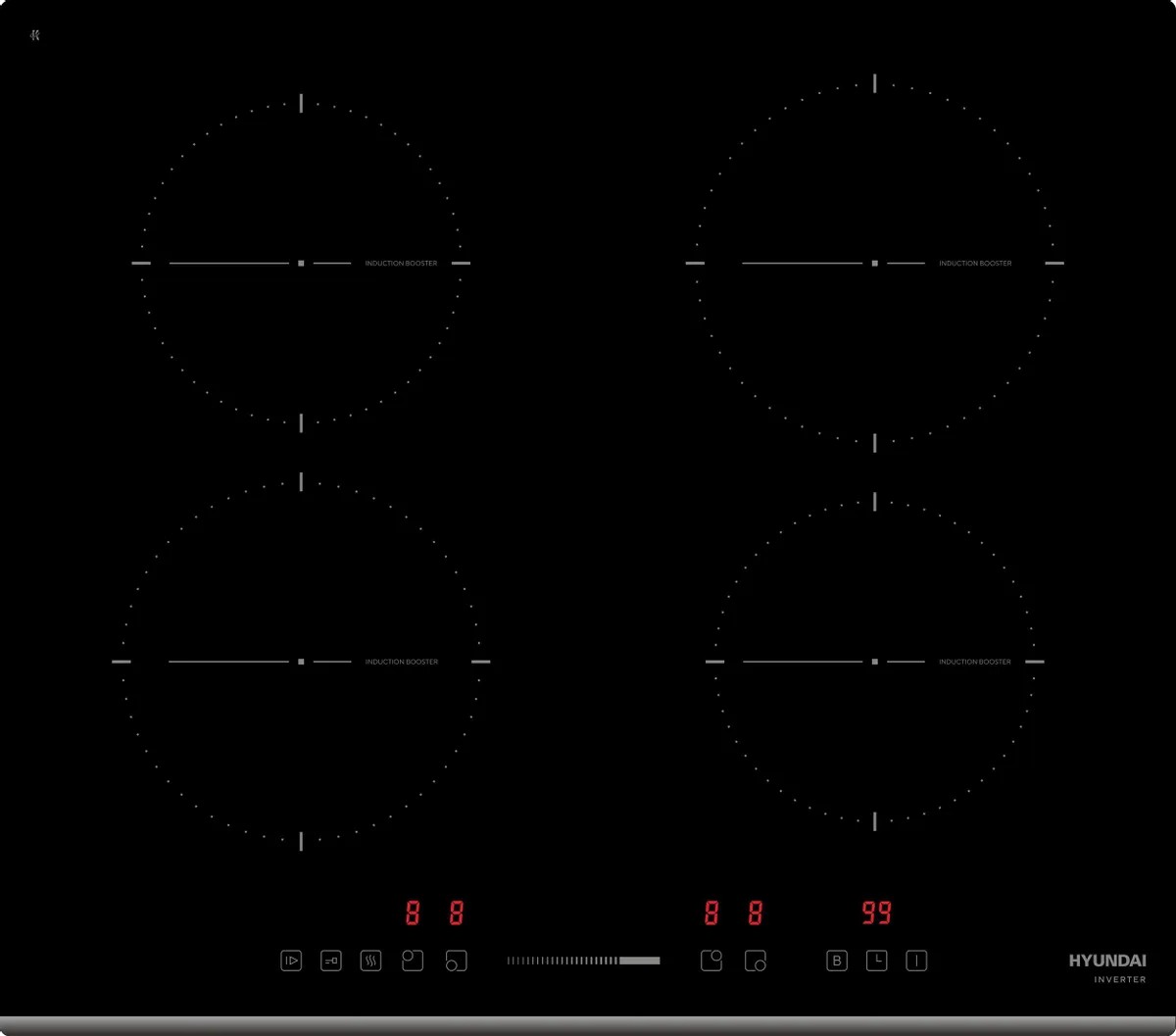 Изображение Варочная панель Hyundai HHI 6741 BG (черный)