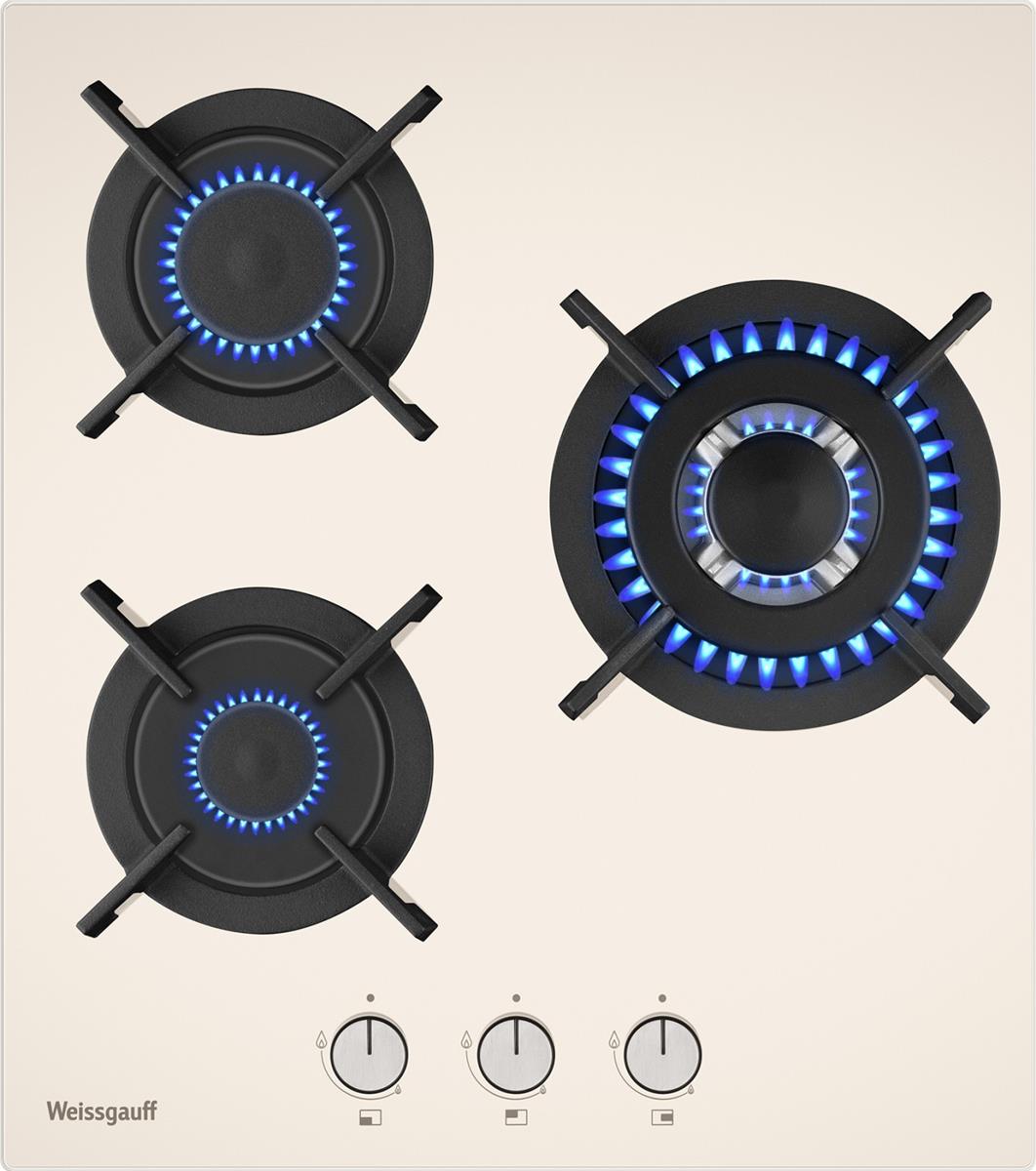 Изображение Варочная панель Weissgauff HGG 451 BERV (бежевый)
