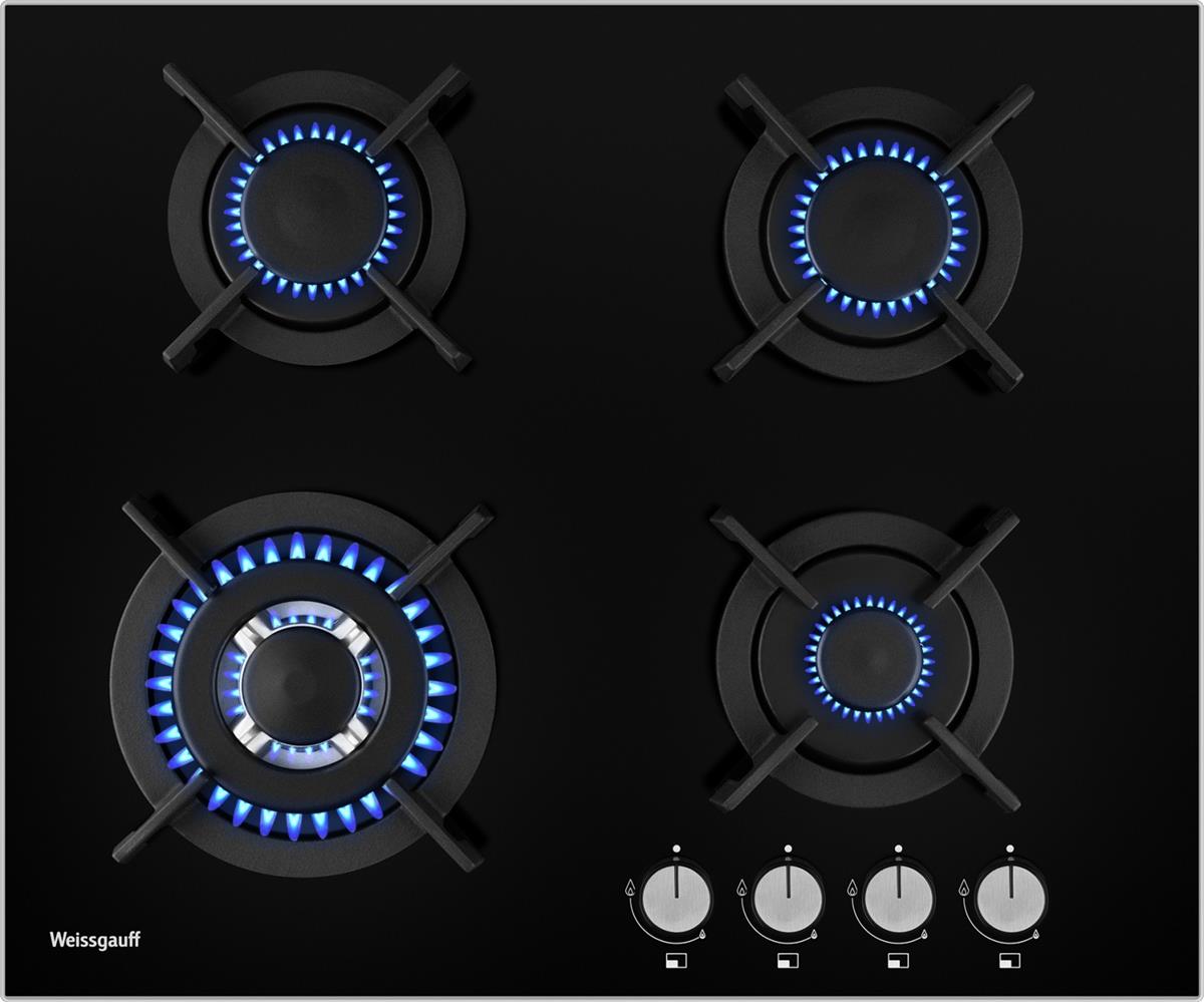 Изображение Варочная панель Weissgauff HGG 640 BGV (черный)