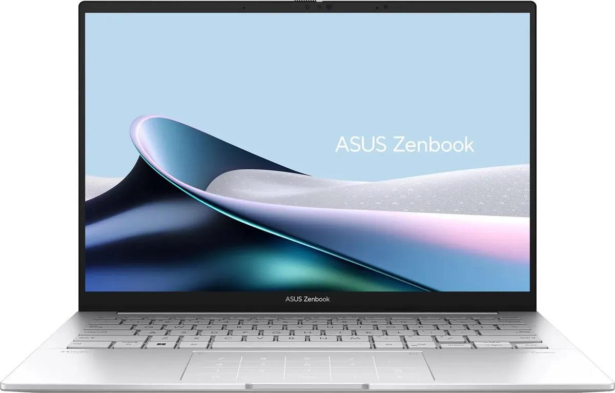 Изображение Ноутбук Asus Zenbook 14 OLED UX3405MA-QD1017 (Intel 185H 2300 МГц/ SSD 512 ГБ  /RAM 32 ГБ/ 14" 1920x1200/VGA встроенная/ Без ОС) (90NB11R2-M01UC0)