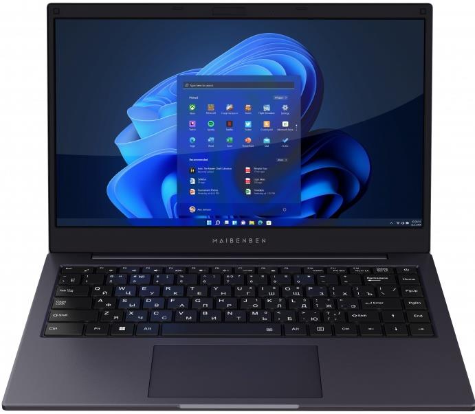 Изображение Ноутбук Maibenben Smart S14A-iN10UM (Intel  800 МГц/ SSD 512 ГБ  /RAM 8 ГБ/ 14" 1920x1080/VGA встроенная/ Linux) (S14A-iN10UMB1SLURE0)