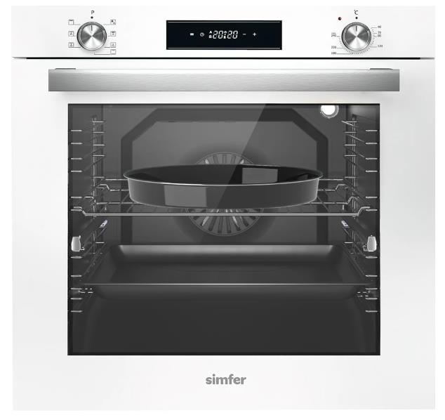 Изображение Духовой шкаф Simfer B6EC68122 (80 л , белый)