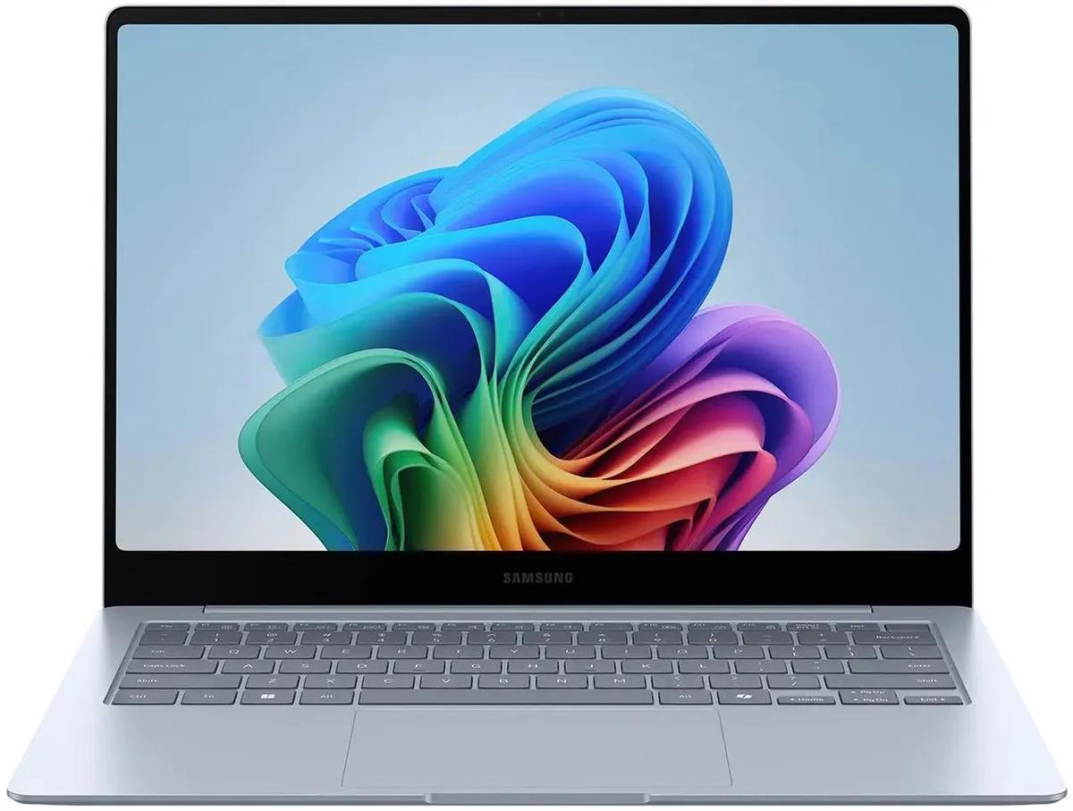 Изображение Ноутбук Samsung Galaxy Book 4 Edge NP940 (Snapdragon X1E-78-100 3400 МГц/ SSD 512 ГБ  /RAM 16 ГБ/ 14" 3200x1800/VGA встроенная/ Windows 11 Home) (NP940XMA-KB1US)