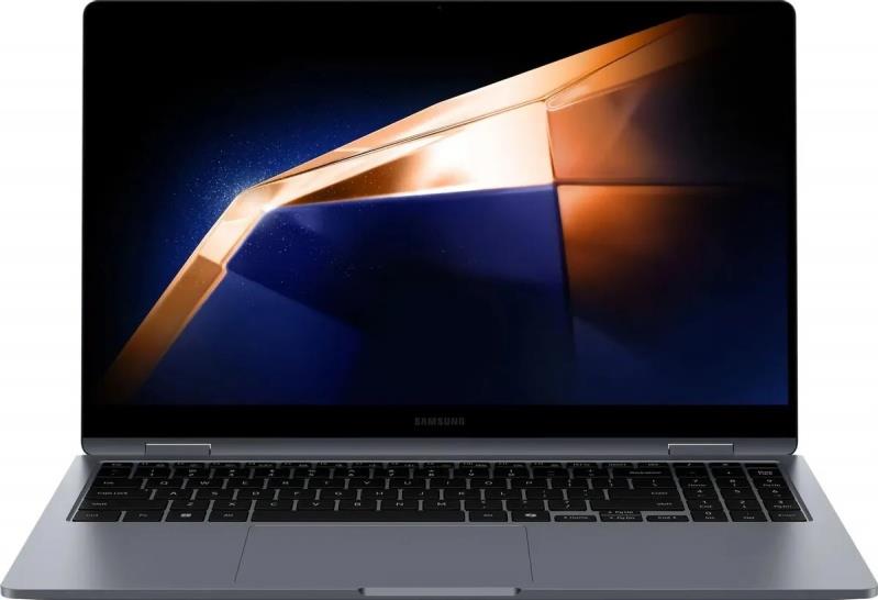 Изображение Ноутбук Samsung Galaxy Book4 360 (Intel 150U 1800 МГц/ SSD 512 ГБ  /RAM 16 ГБ/ 15.6" 1920x1080/VGA встроенная/ Windows 11 Home) (NP750QGK-LG2IN)