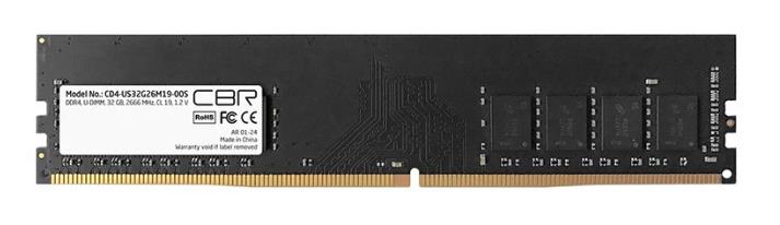 Изображение Оперативная память 1x32 GB DDR4 CBR CD4-US32G26M19-00S (21300 МБ/с, 2666 МГц, CL19)