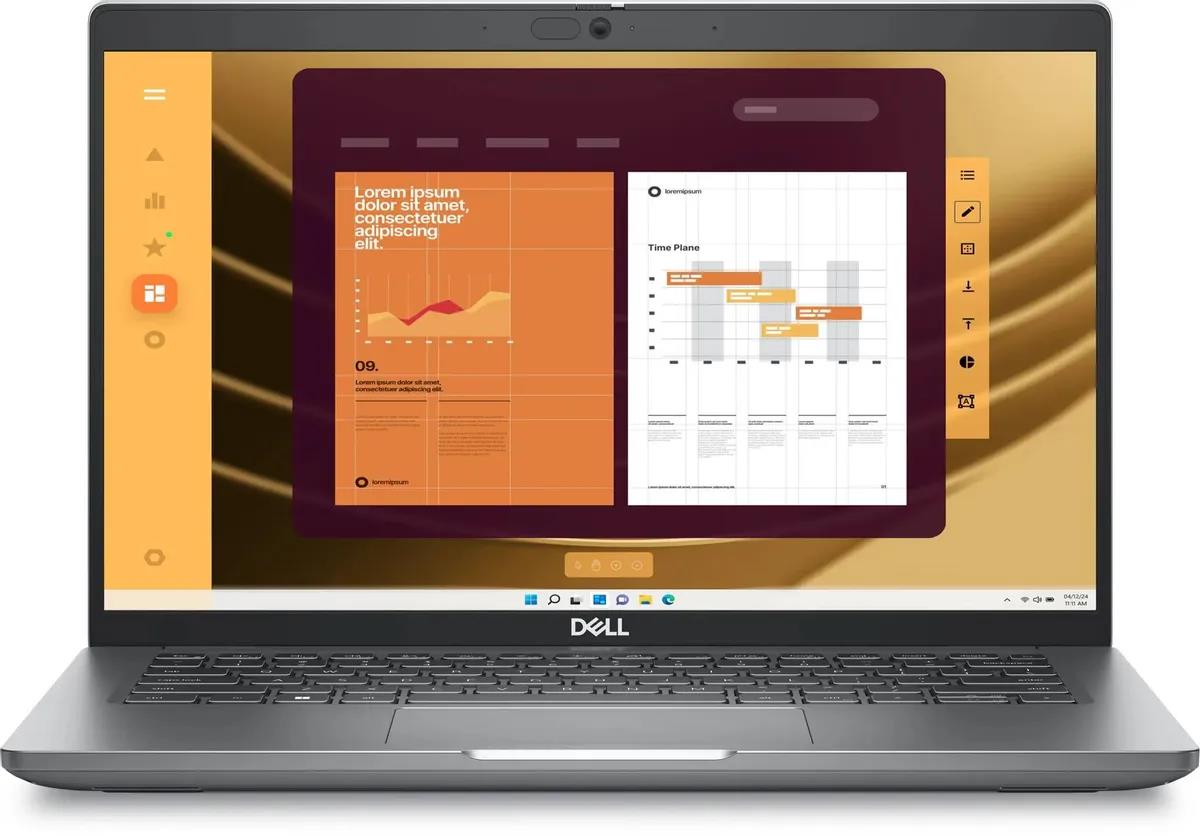 Изображение Ноутбук DELL Latitude 5450 (Intel 125U 1300 МГц/ SSD 512 ГБ  /RAM 8 ГБ/ 14" 1920x1080/VGA встроенная/ Linux) (5450-5280)