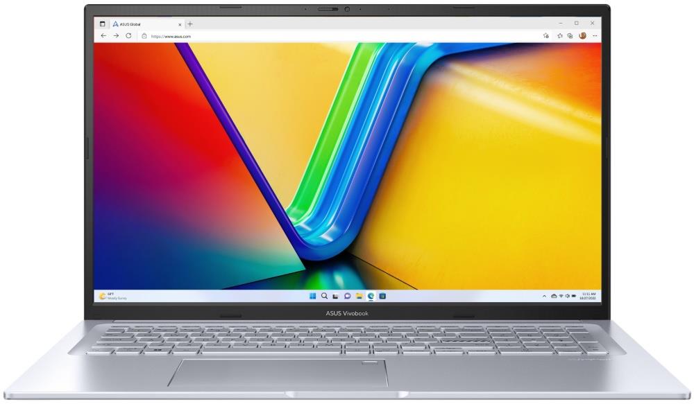 Изображение Ноутбук Asus VivoBook 17X M3704YA-AU161 (AMD 7430U 2300 МГц/ SSD 512 ГБ  /RAM 16 ГБ/ 17.3" 1920x1080/VGA встроенная/ Без ОС) (90NB1191-M006W0)