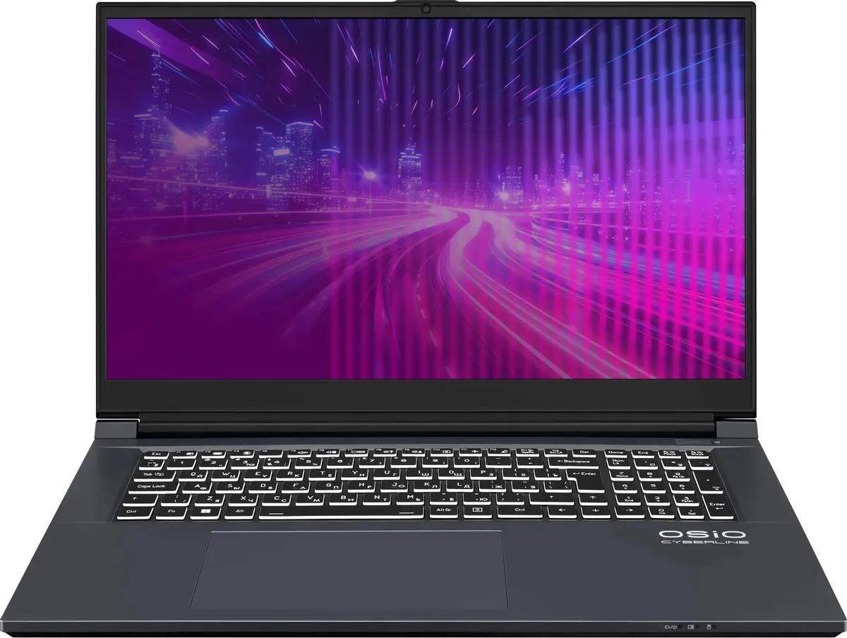 Изображение Ноутбук OSIO CyberLine (Intel 12600H 2700 МГц/ SSD 512 ГБ  /RAM 16 ГБ/ 17.3" 1920x1080/VGA дискретная/ Без ОС) (C170I-001)