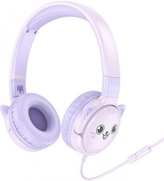 Изображение Наушники Hoco (6942007638609) W61 Purple сиреневый