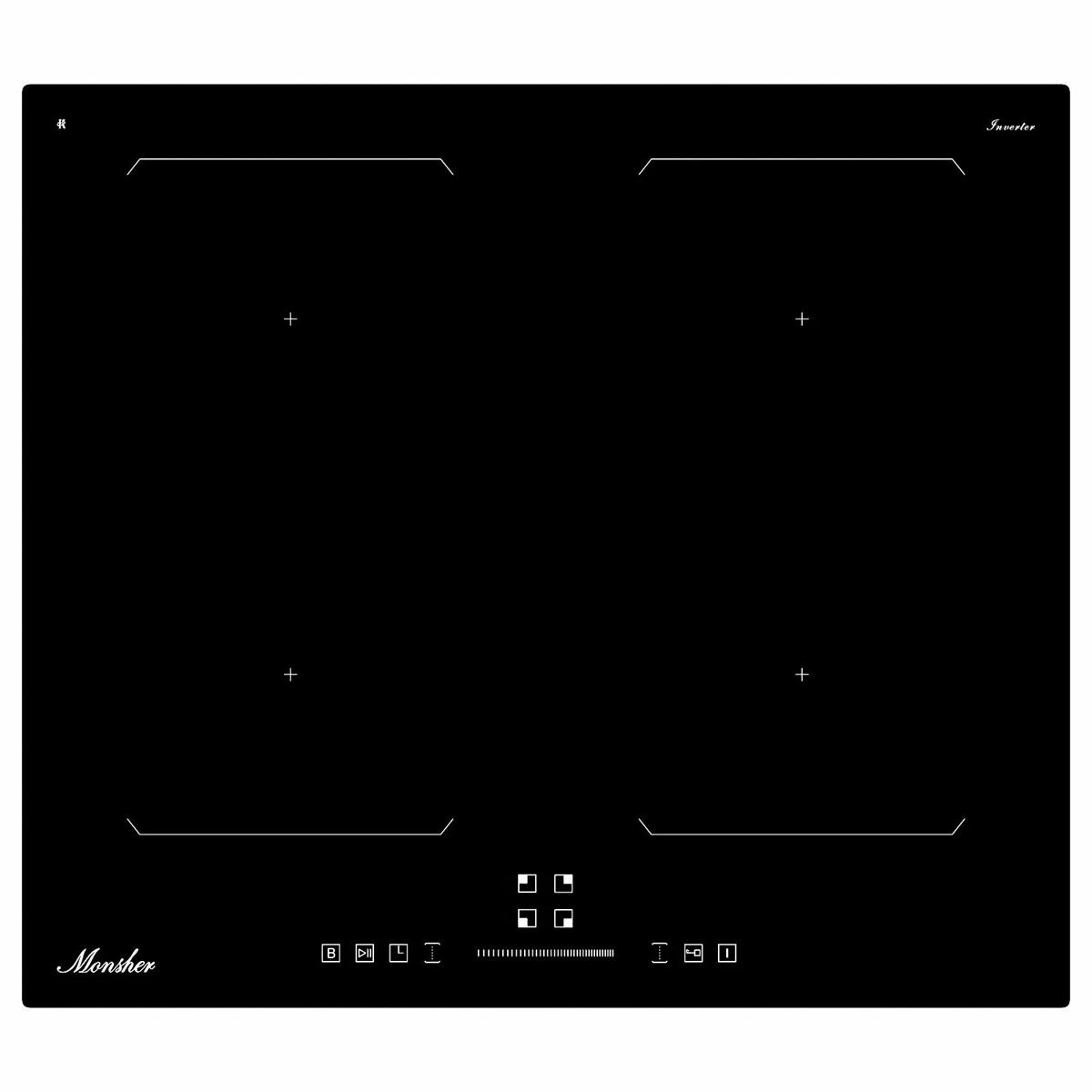 Изображение Варочная панель MONSHER MHI 6026 (черный)