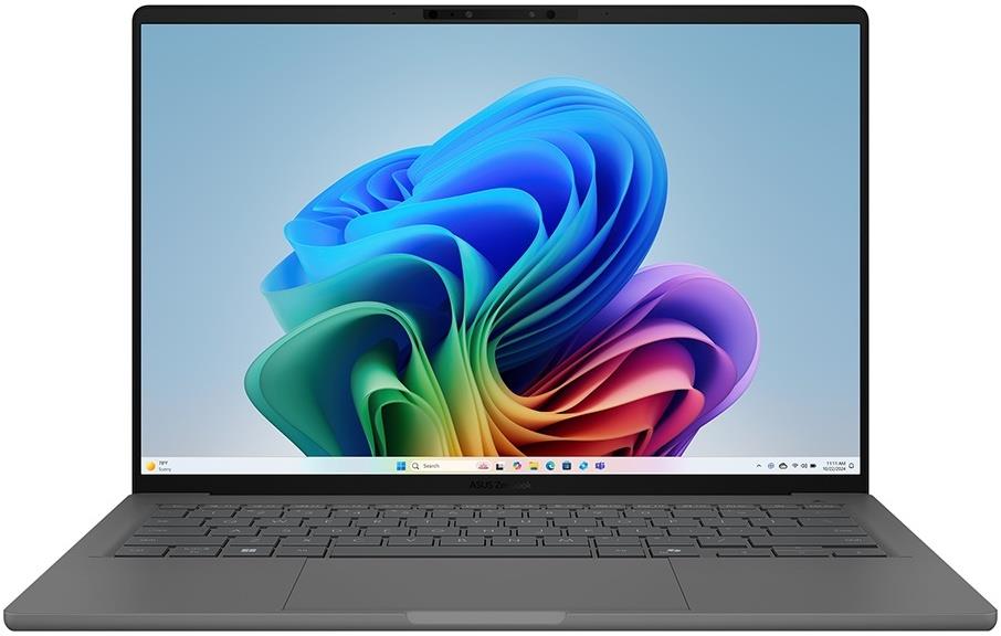 Изображение Ноутбук Asus ZenBook A14 UX3407RA-QD038W (Snapdragon X1E-78-100 3400 МГц/ SSD 1024 ГБ  /RAM 32 ГБ/ 14" 1920x1200/VGA встроенная/ Windows 11 Home) (90NB16G2-M00360)