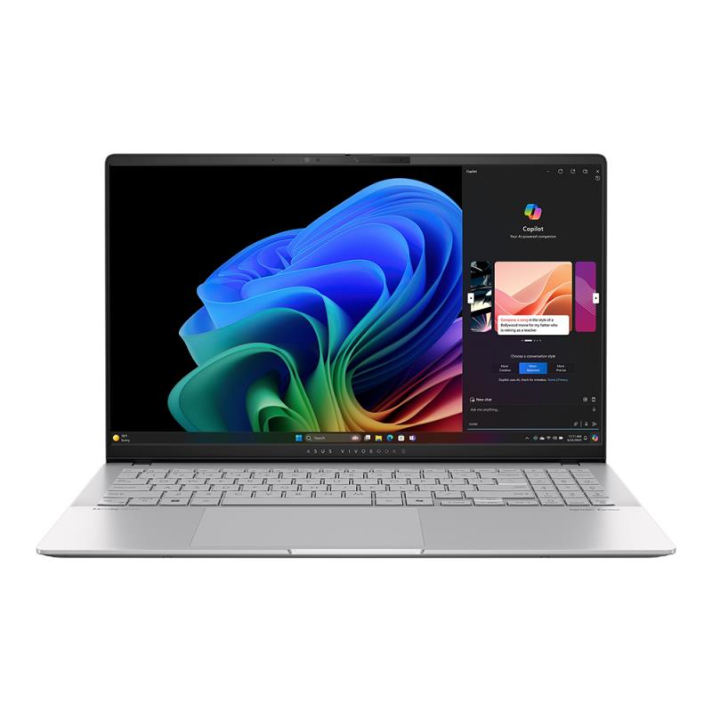 Изображение Ноутбук Asus Vivobook S S5507QA-MA012W (Snapdragon X1P-42-100 3400 МГц/ SSD 512 ГБ  /RAM 16 ГБ/ 15.6" 2880x1620/VGA встроенная/ Windows 11 Home) (90NB14Q2-M005C0)