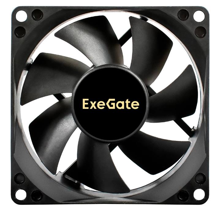 Изображение Вентилятор ExeGate EX08025B3P-24 (29000 об/мин , 80x80x25 мм,3-pin)