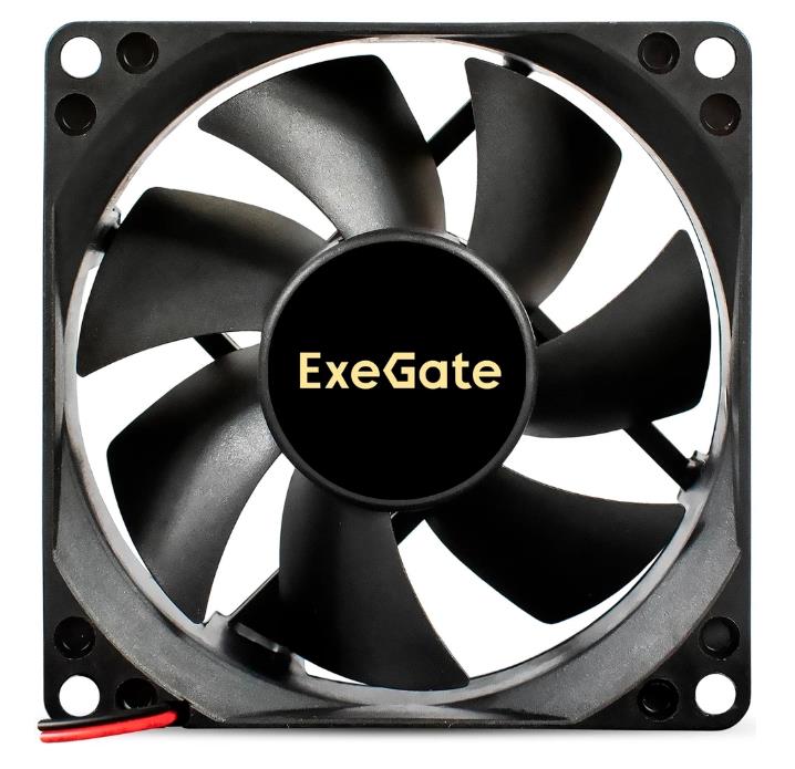 Изображение Вентилятор ExeGate EX08020S3P-24 (3900 об/мин , 80x80x25 мм,3-pin)