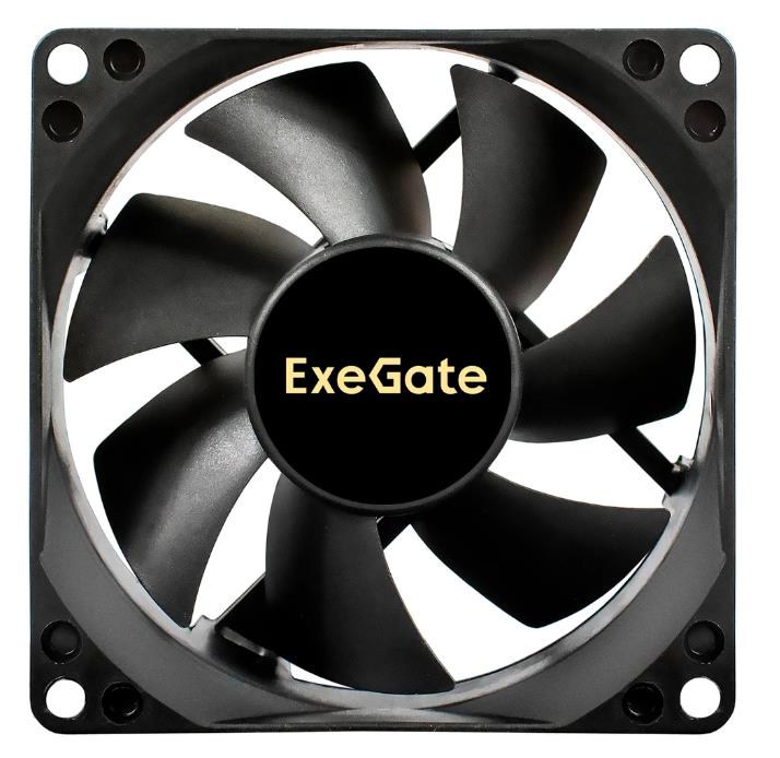 Изображение Вентилятор ExeGate EX08025B3P (2000 об/мин , 80x80x25 мм,3-pin)