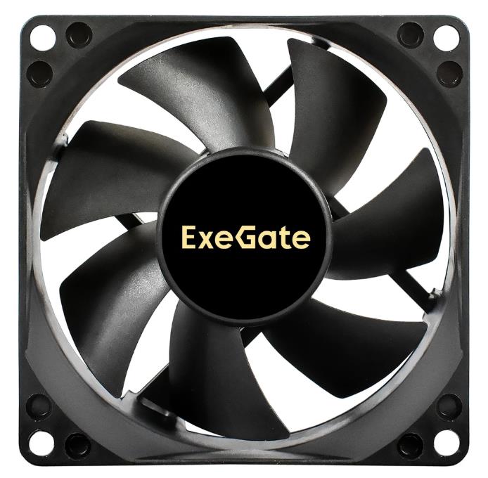 Изображение Вентилятор ExeGate EX08025S4P-PWM (2300 об/мин , 80x80x25 мм,3-pin)