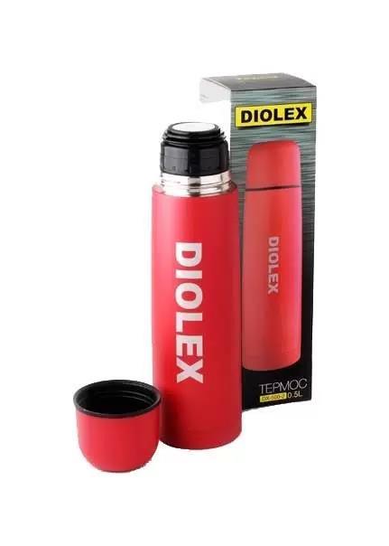 Изображение Термос Diolex DX-750-2R красный, с узким горлом 0,75 л