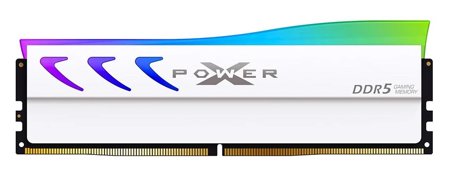 Изображение Оперативная память 16 GB DDR5 Silicon Power XPower Storm RGB White (48000 Мб/с, 6000 МГц, CL36)